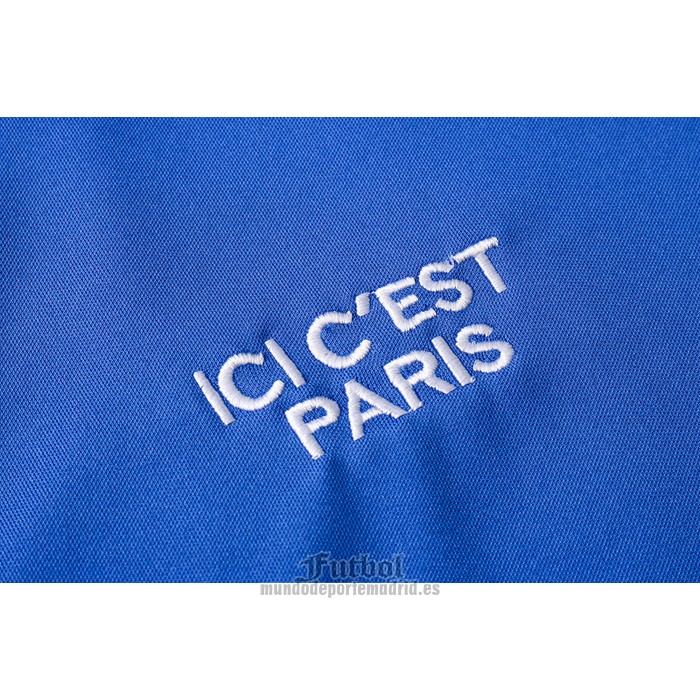 Chandal del Paris Saint-Germain Manga Corta 2020-2021 Azul